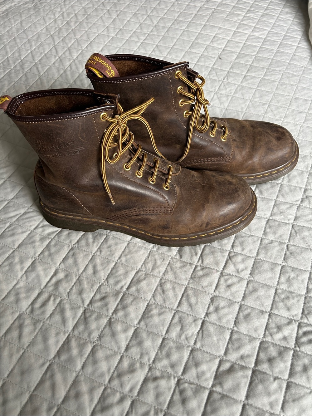 Dr. Martens Brown Leather Boots